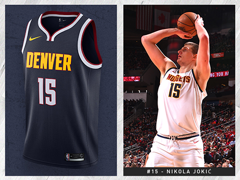 Camisetas nba Denver Nuggets baratas